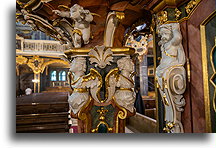 Angels Under the Pulpit::Church of Peace, Swidnica, Poland::