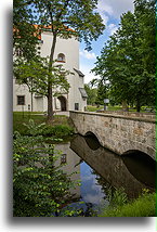 Castle Bridge::Szydłowiec Castle, Poland::