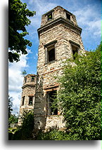 Two Towers::Tarłów Palace, Podzamcze Piekoszowskie, Poland::