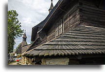 Steep Gable Roof::Church of All Saints of Tvrdošín, Slovakia::