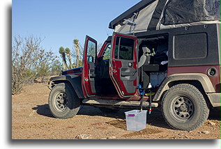 Water from our tanks:Baja California, Mexico::