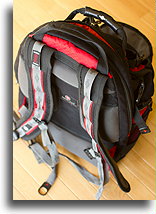 An Old Backpack::Matt`s worn-out school backpack::