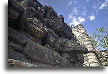 Mask in Structure B19::Caracol, Belize::