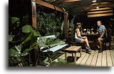 Dinner in a Village Restaurant::Indian Church, Belize::