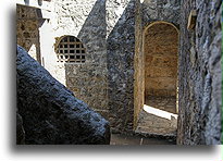 Narrow Passage::Castillo de San Felipe de Lara, Guatemala::