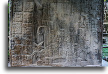 Stela 9::El Ceibal, Guatemala::