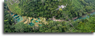 Cahabon River::Semuc Champey, Guatemala::