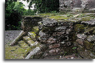 Stairs Building E::Topoxté, Guatemala::