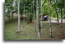 Our Camp Next to the Ruins::Uaxactun, Guatemala::