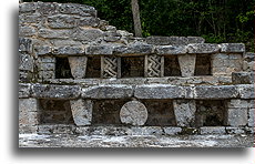 Ornaments #2::Becán, Campeche, Mexico::