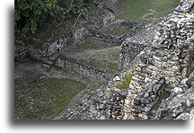 Densely Populated City::Becán, Campeche, Mexico::