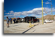 Local Jeeps and Us::Baja California Desert, Mexico::