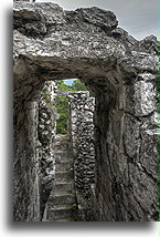 Indoor Stairs::Chicanná, Campeche, Mexico::