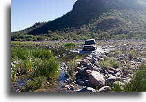 Crossing Rio La Purisima #2::Sierra de la Giganta, Baja California, Mexico::