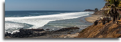 Ocean Coastline::El Cayacal, Guerrero, Mexico::