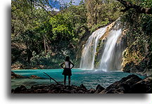 Cascada Mariposa::Cascada El Chiflón, Mexico::