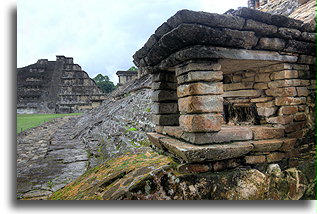 Plaza of the Tajin God::El Tajin, Veracruz, Mexico::