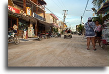 Sandy Street::Holbox Island, Quintana Roo, Mexico::