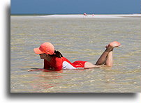 Shallow Lagoon::Holbox Island, Quintana Roo, Mexico::