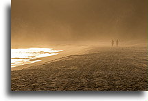 Couple on the Beach::Hotel Escondido, Oaxaca, Mexico::