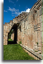 Tunnel under the stairs::Kabah, Yucatán, Mexico::