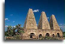 Conical Ovens::Mineral de Pozos. Guanajuato. Mexico::