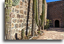 Side Church Entrance::Mulege, Baja California, Mexico::