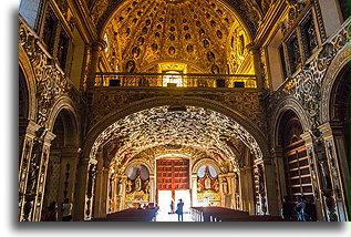 Gilded Interior::Oaxaca, Mexico::