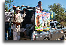 Pilgrim with Torch::Chiapas, Mexico::