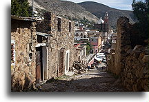 Lonzagorta Street::Real de Catorce, San Luis Potosi, Mexico::