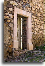 Ajar Door::Real de Catorce, San Luis Potosi, Mexico::