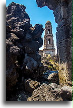 Church Tower #2::San Juan Parangaricutiro, Michoacán, Mexico::