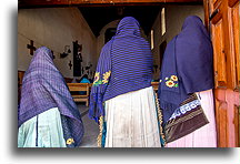 Prayers at the door::Angahuan, Michoacán, Mexico::