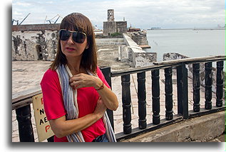 View from the tower::Fort San Juan de Ulua, Veracruz, Mexico::