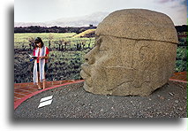 Zapotes Monument Q::Santiago Tuxtla, Veracruz, Mexico::