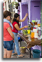 Fresh Juice on the Street::Tequila, Jalisco, Mexico::