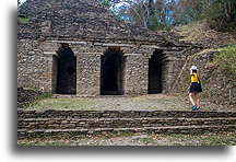 Entrance to the Palace::Tonina, Mexico::