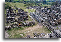 The 6th terrace of the Acropolis::Tonina, Mexico::