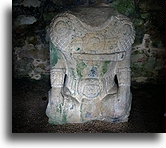 Headless Sculpture::Yaxchilán, Chiapas, Mexico::