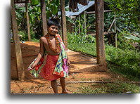 Embera Girl #1::Emberá Druá, Panama::