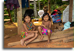 Embera Kids::Emberá Druá, Panama::