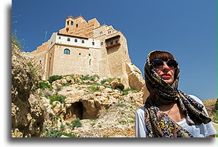 Women Are not Allowed to Enter::Mar Saba Monastery, Palestinian territory::