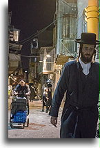 People on the Street::Mea Shearim District, Jerusalem, Israel::