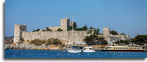 Castle in Bodrum::Castle of St. Peter, Bodrum, Turkey::