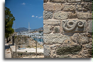 Spanish Tower #2::Castle of St. Peter, Bodrum, Turkey::