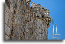 Defensive Walls #3::Castle of St. Peter, Bodrum, Turkey::