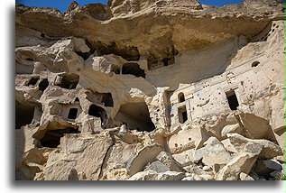 Church Façade::Çavuşin, Cappadocia, Turkey::