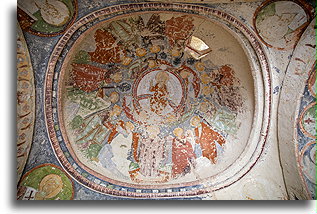 Christ’s Ascension to Heaven::El Nazar Church, Cappadocia, Turkey::