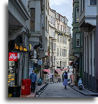 Streets Near Galata #2::Galata Tower, Istanbul, Turkey::