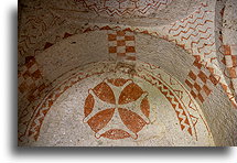 Iconoclastic Decorations::Göreme Open Air Museum, Cappadocia, Turkey::